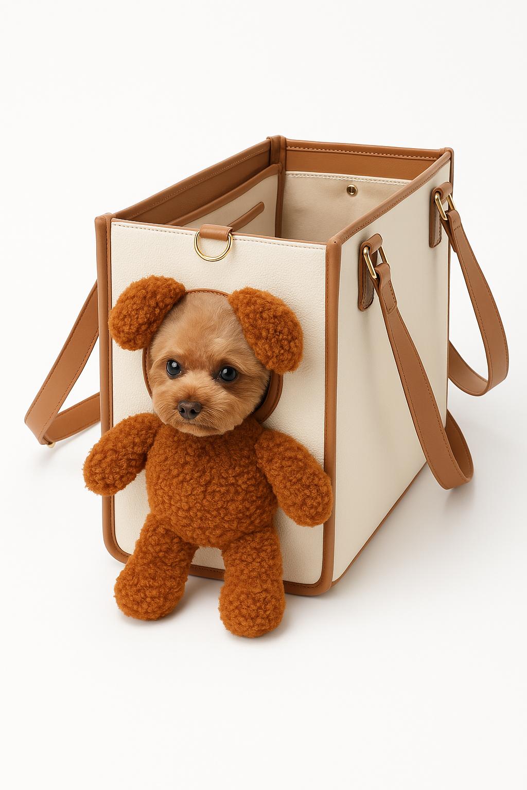 Peek-a-Boo Dog & Cat Purse for Small/Medium Pets – Travel Carrier with Leash Clip & Peek Window Viral on TikTok!